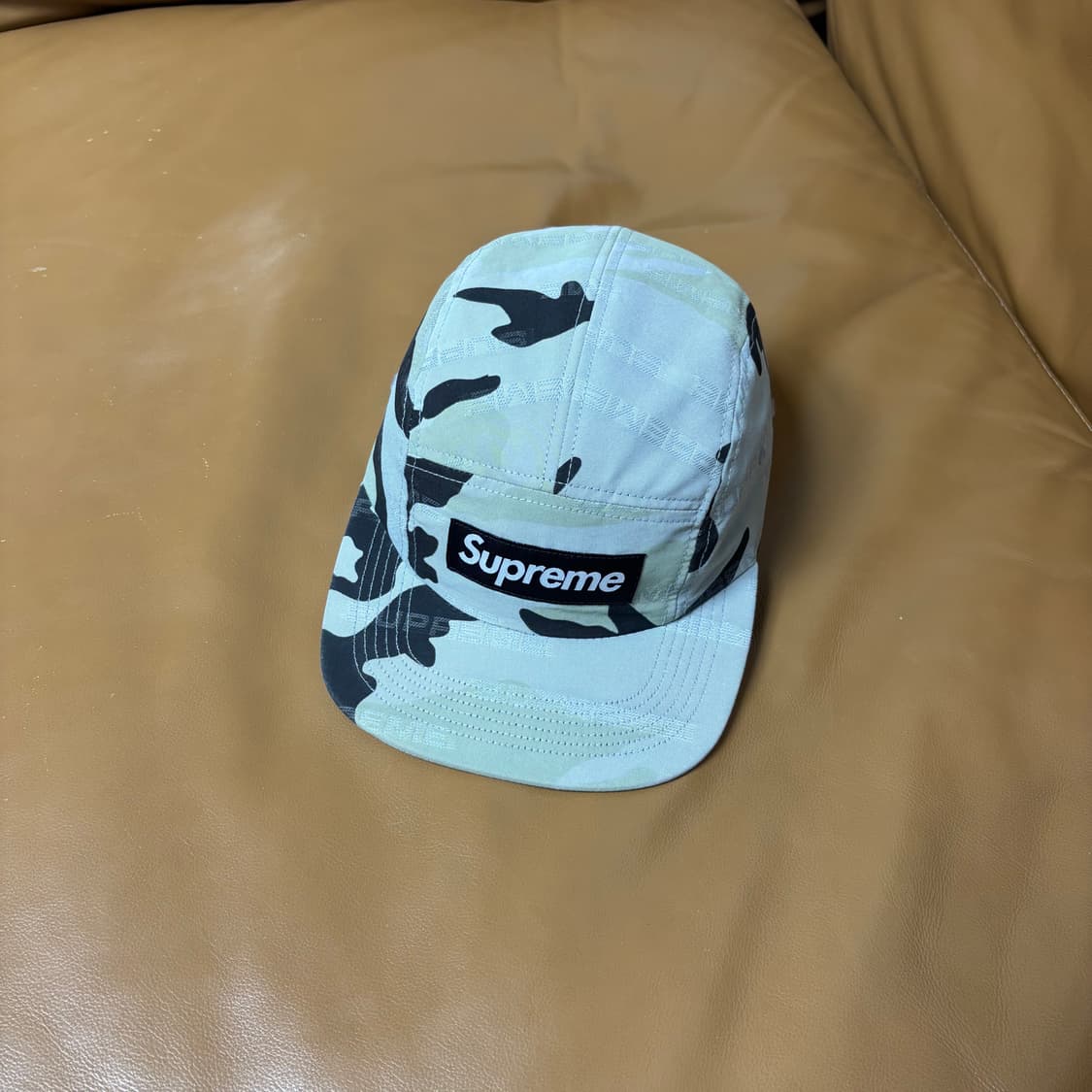 슈프림 캠프캡 모자 박스로고 카모 상품이미지1