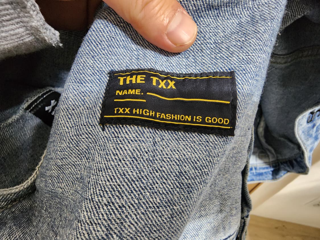 (XL)빈티지 자수 데님 자켓 상품이미지5