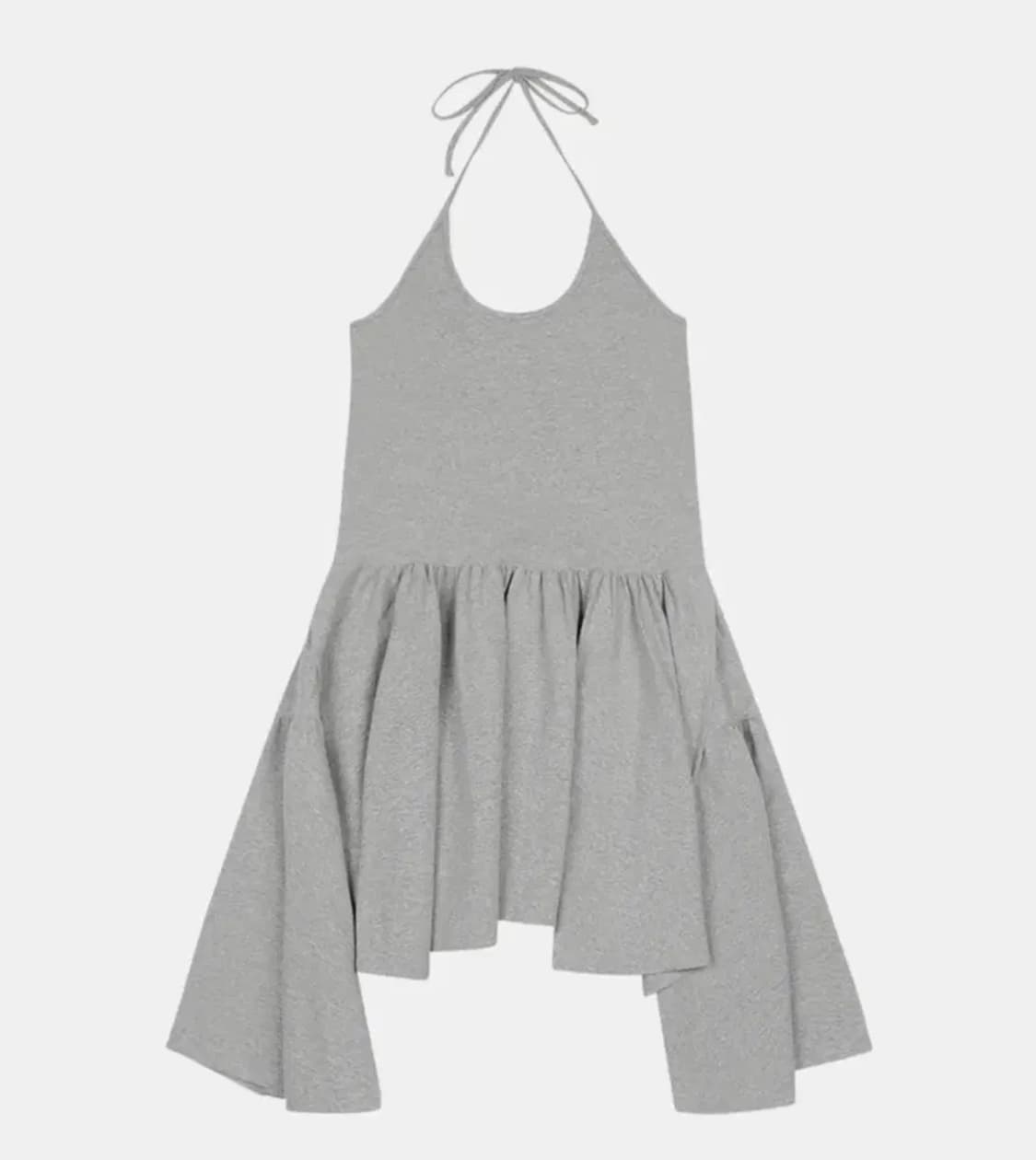 오헤시오 LAYERED HALTER DRESS, GRAY 상품이미지3