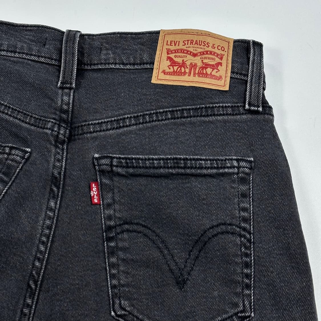 리바이스 오리지널 흑청 데님 팬츠 (28인치 여성추천) 상품이미지5