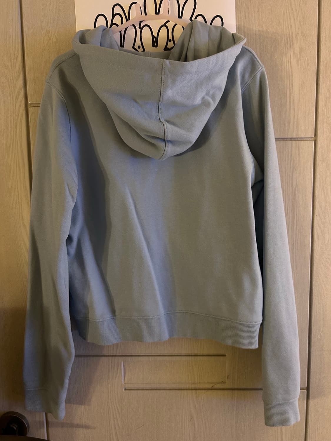 더콜디스트모먼트 노르딕 후드집업 스카이블루 S 상품이미지5