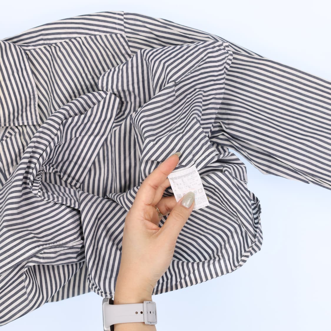 [40] 라코스테 남성 슬림핏 스트라이프 셔츠 남방 0115J 상품이미지4