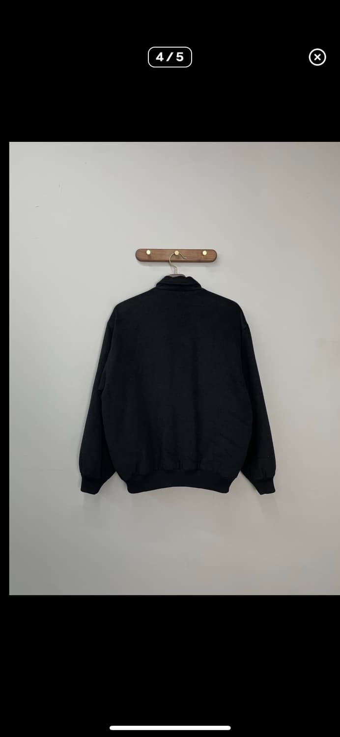 라코스테 블랙 울 봄버 블루종 자켓 A2837 상품이미지4