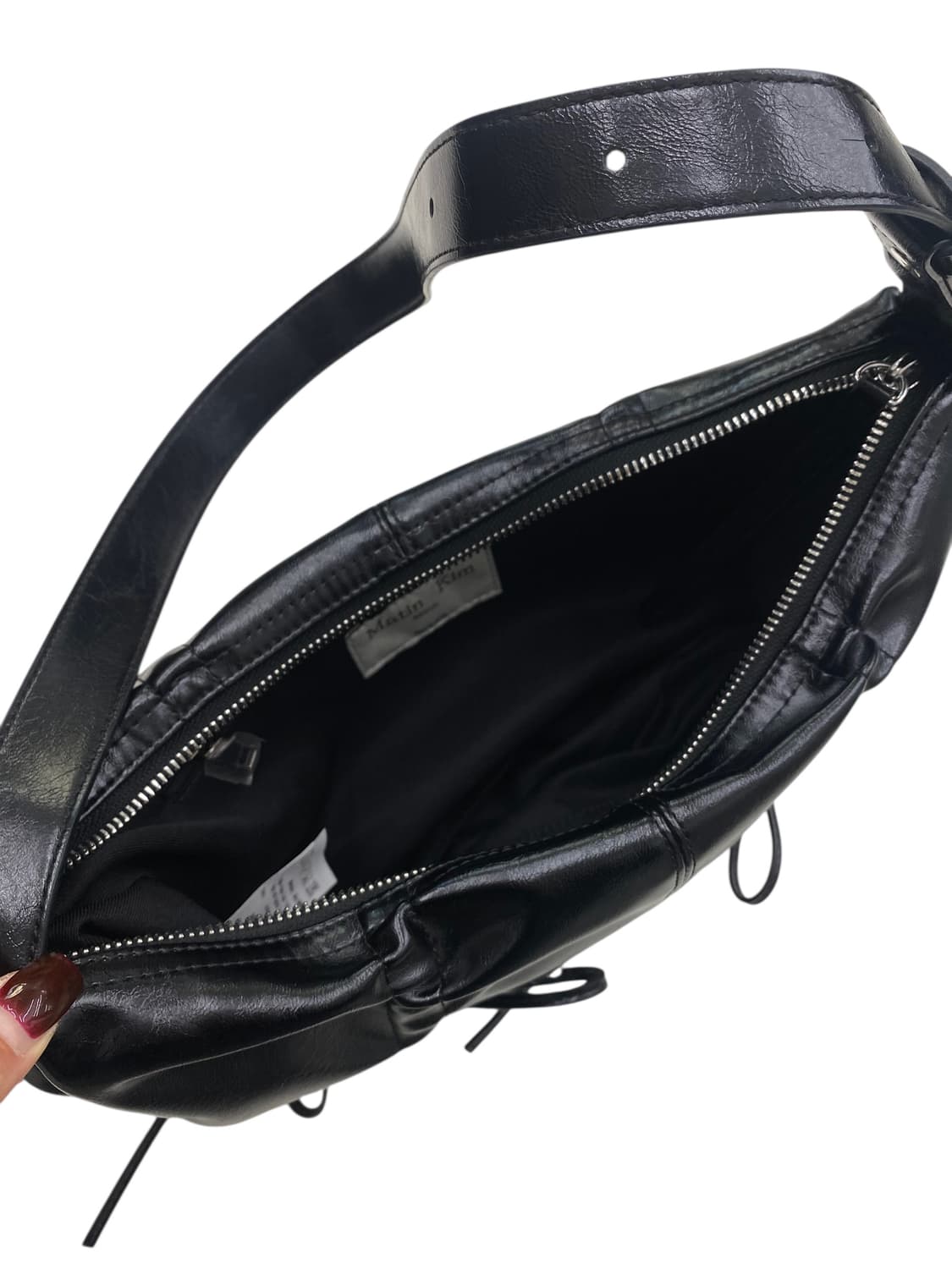 마뗑킴 블랙 리본백 상품이미지3