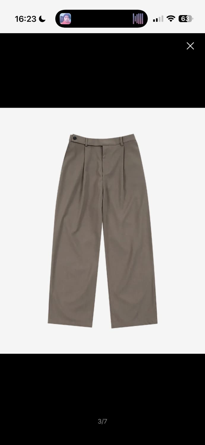 투버튼 싱글 블레이저 셋업 브라운 상품이미지3