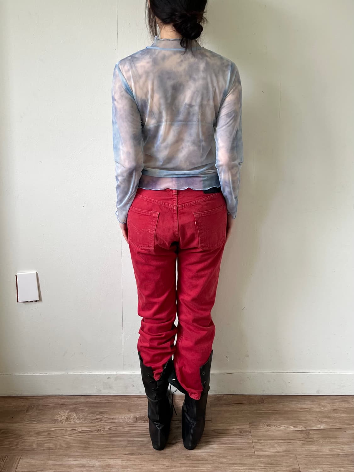 2PINK 스카이 시스루 터틀넥 상품이미지10