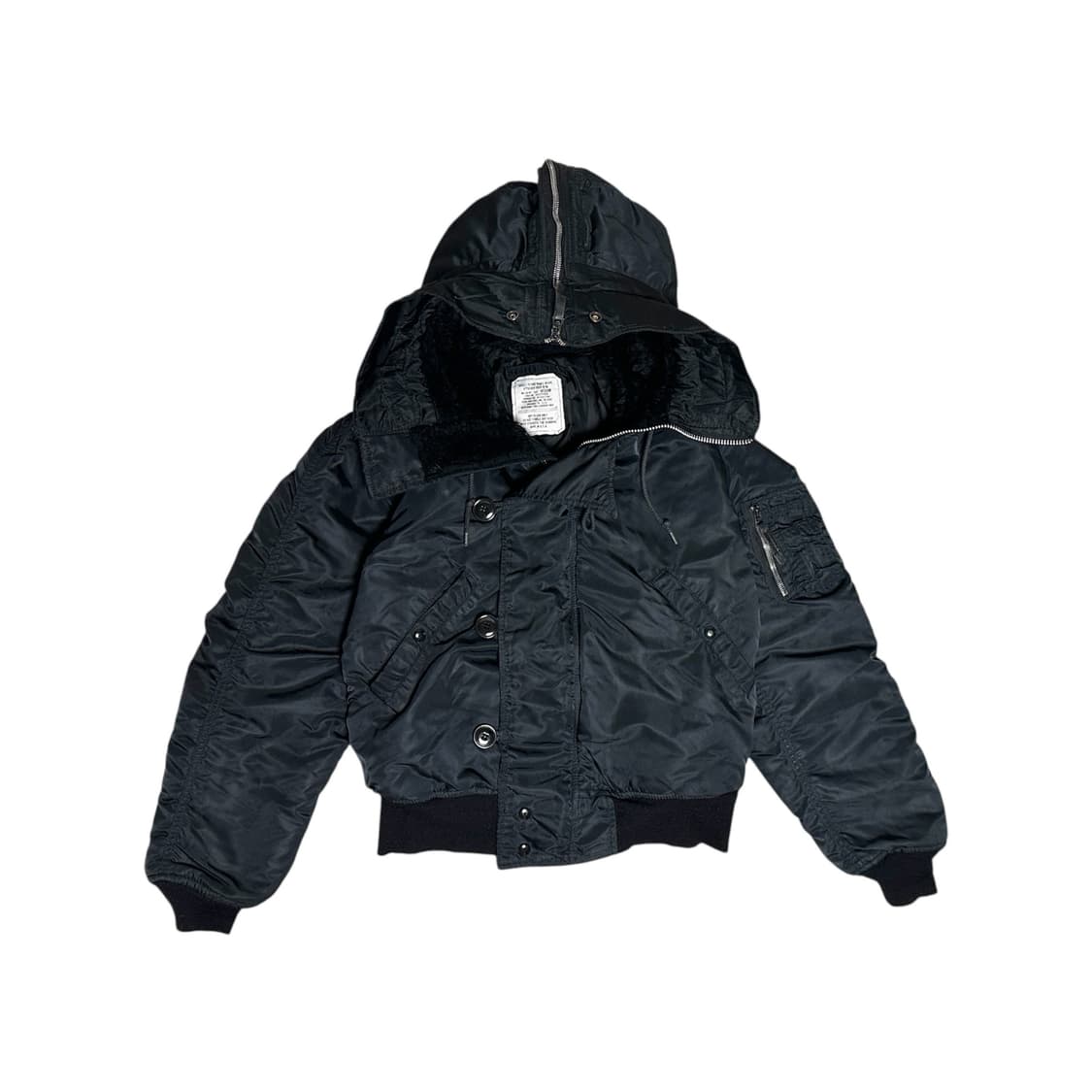 80s Alpha Industries N-2B Black 상품이미지4