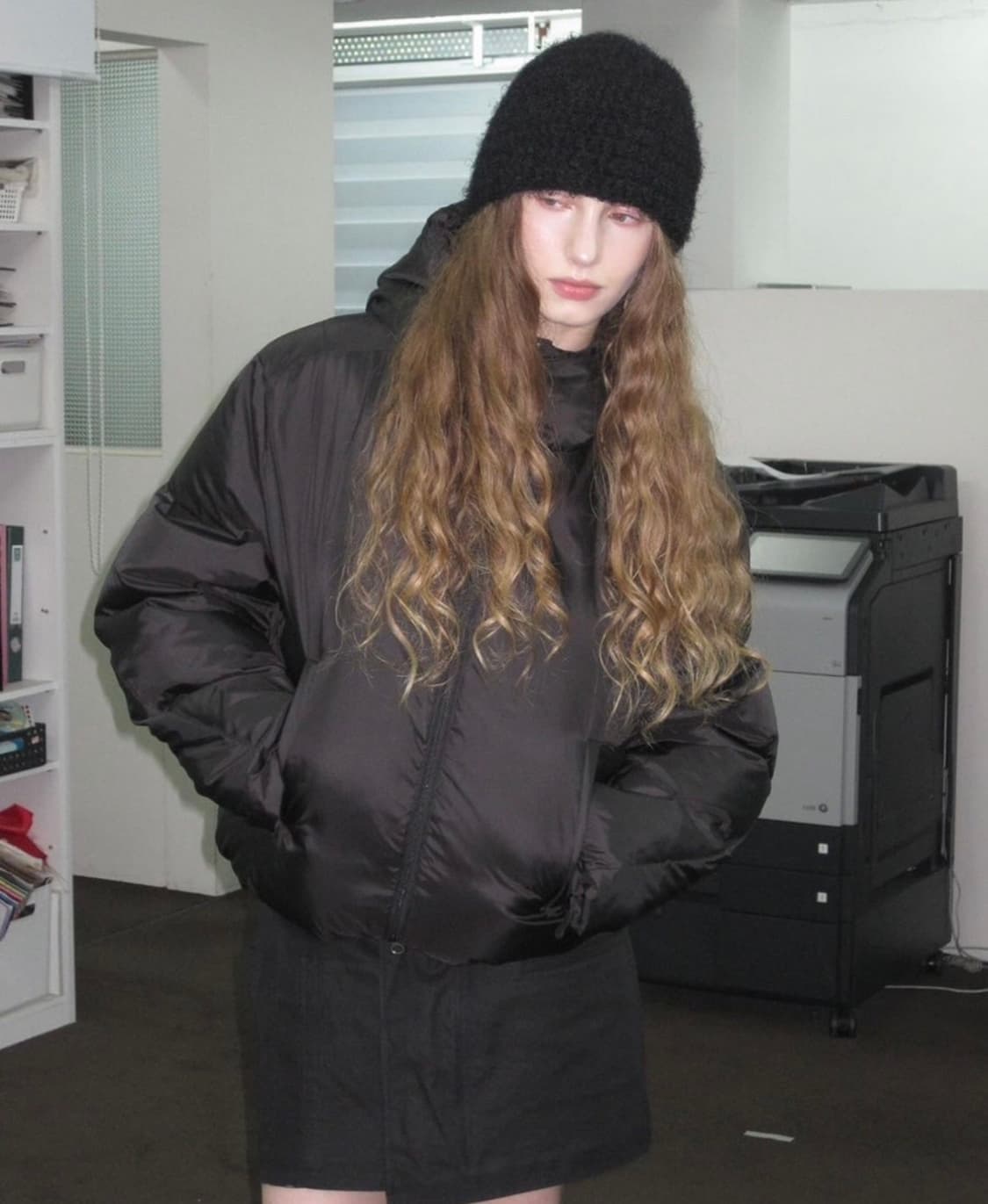 스튜디오테이블 패딩 카키그레이 상품이미지3