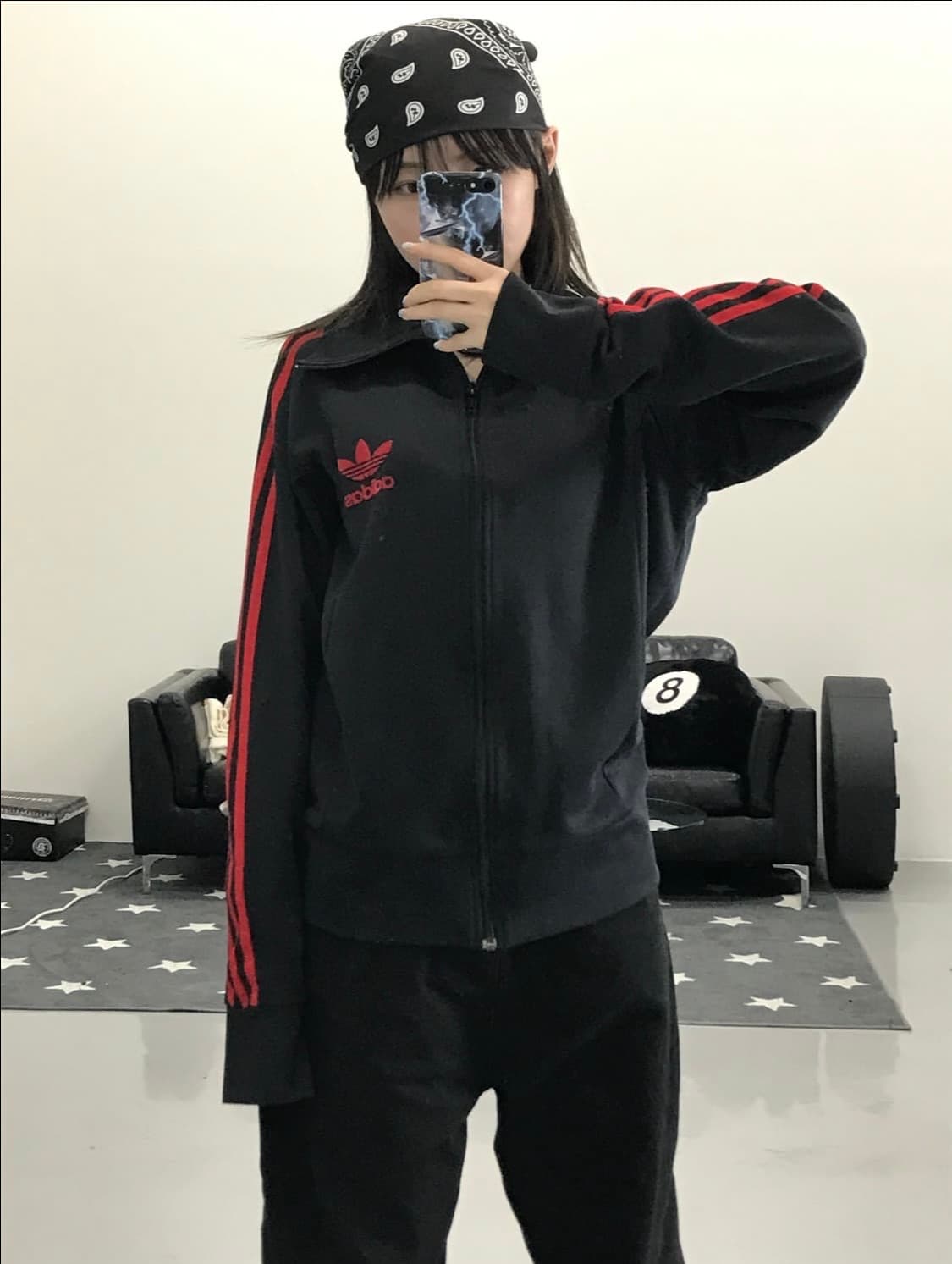 아디다스 유로파 검빨 블랙 트랙탑 져지 상품이미지2