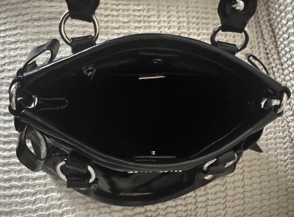 미우미우 비텔로 럭스 보우 사첼백 스몰 토트백 크로스백 상품이미지8