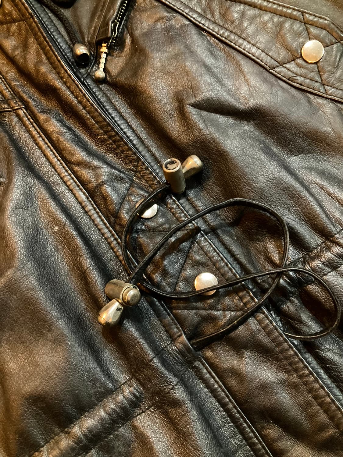 vtg 레더 야상 상품이미지5