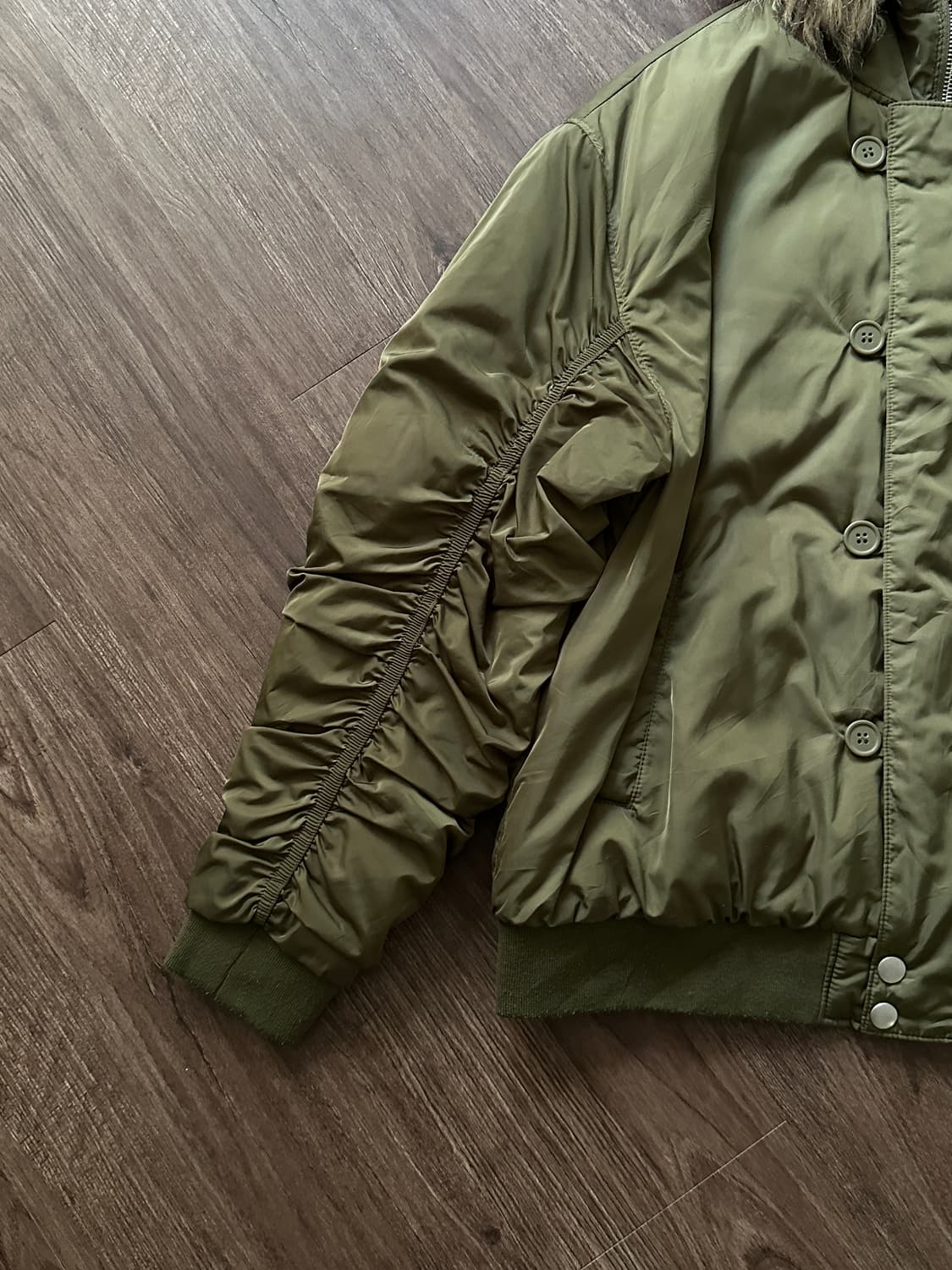 Ziddy 플라이트 후드 봄버 상품이미지9