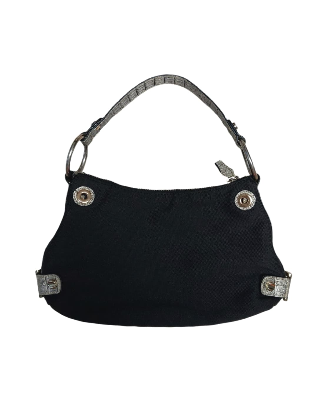 게스 y2k 코튼 숄더백 블랙 상품이미지5