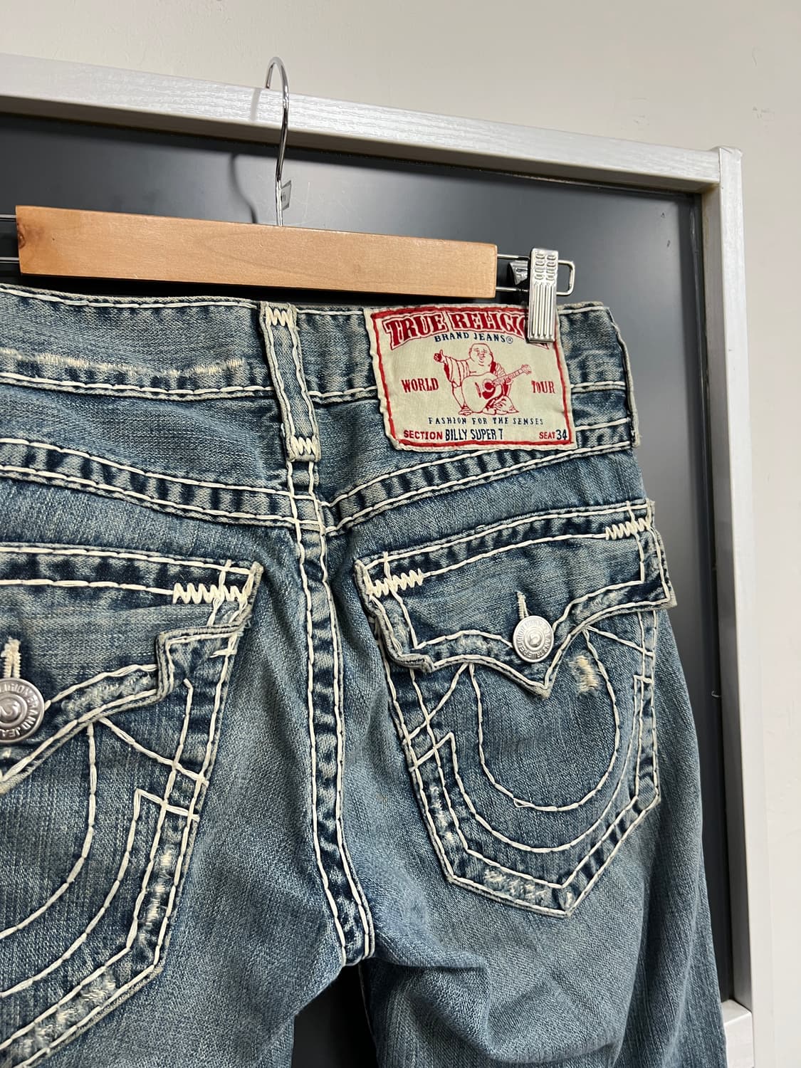 True Religion 트루릴리전 Billy sup er t 스티치 나 상품이미지2