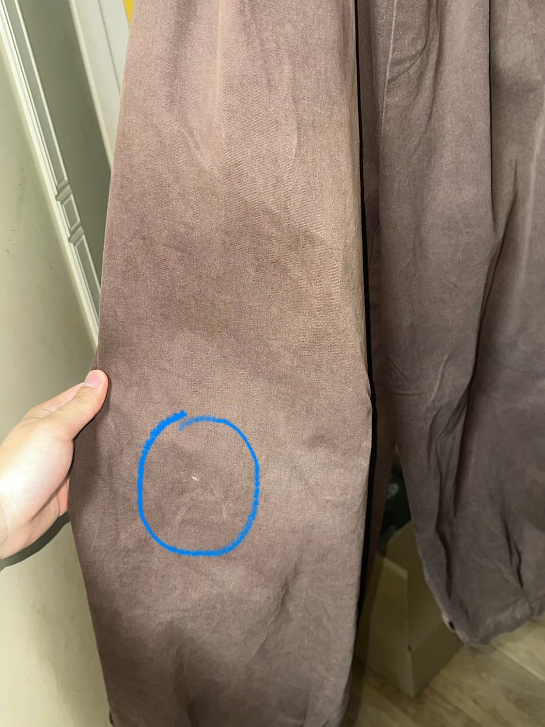 2) 말렌 루프 벌룬팬츠 브라운 상품이미지4