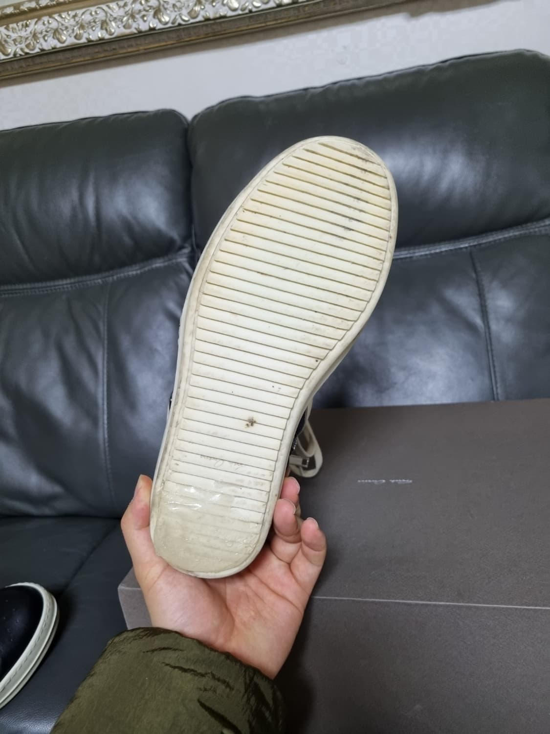 [42] 릭오웬스 지오바스켓 하이 블랙 밀크 상품이미지6