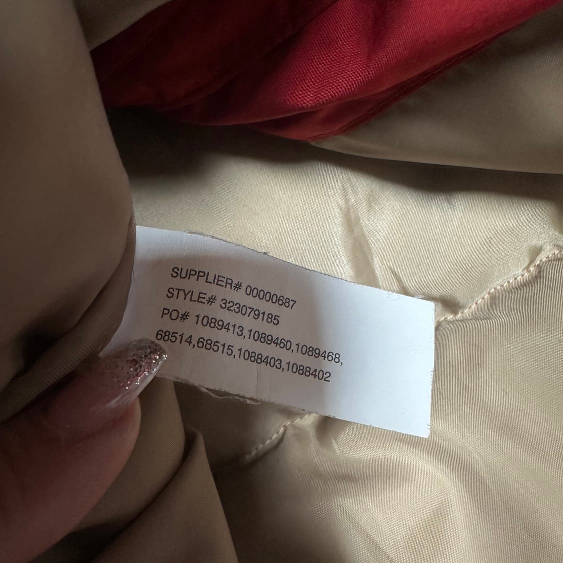 ✨ (바배) 폴로 랄프로렌 레드 푸퍼 패딩 (16-18) 상품이미지4