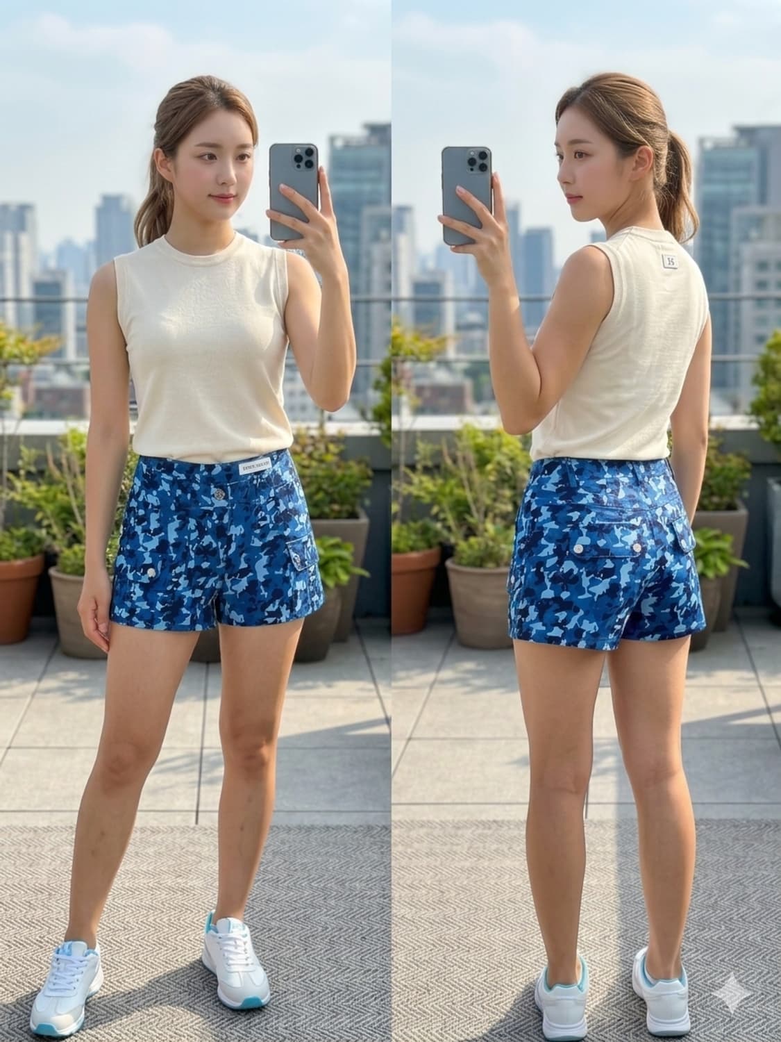 파리게이츠 청카모 쇼츠27 상품이미지1