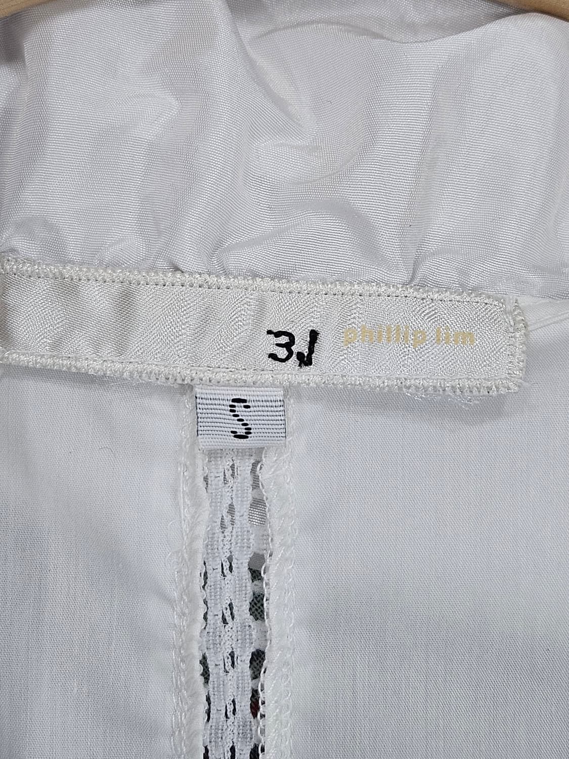 화이트 러플 블라우스 [새상품] 상품이미지2