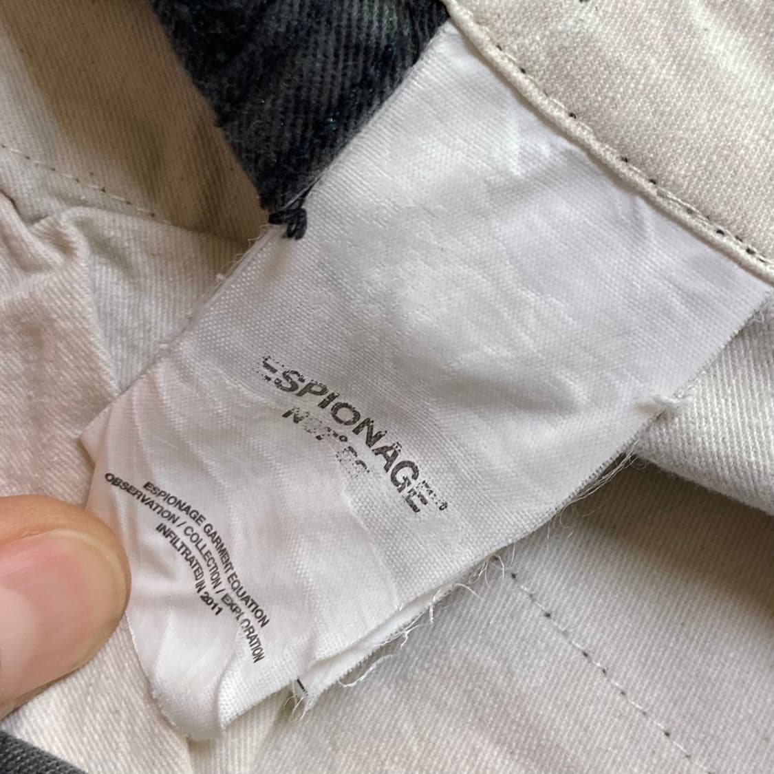 에스피오나지 챠콜 카고팬츠 SIZE L 상품이미지6