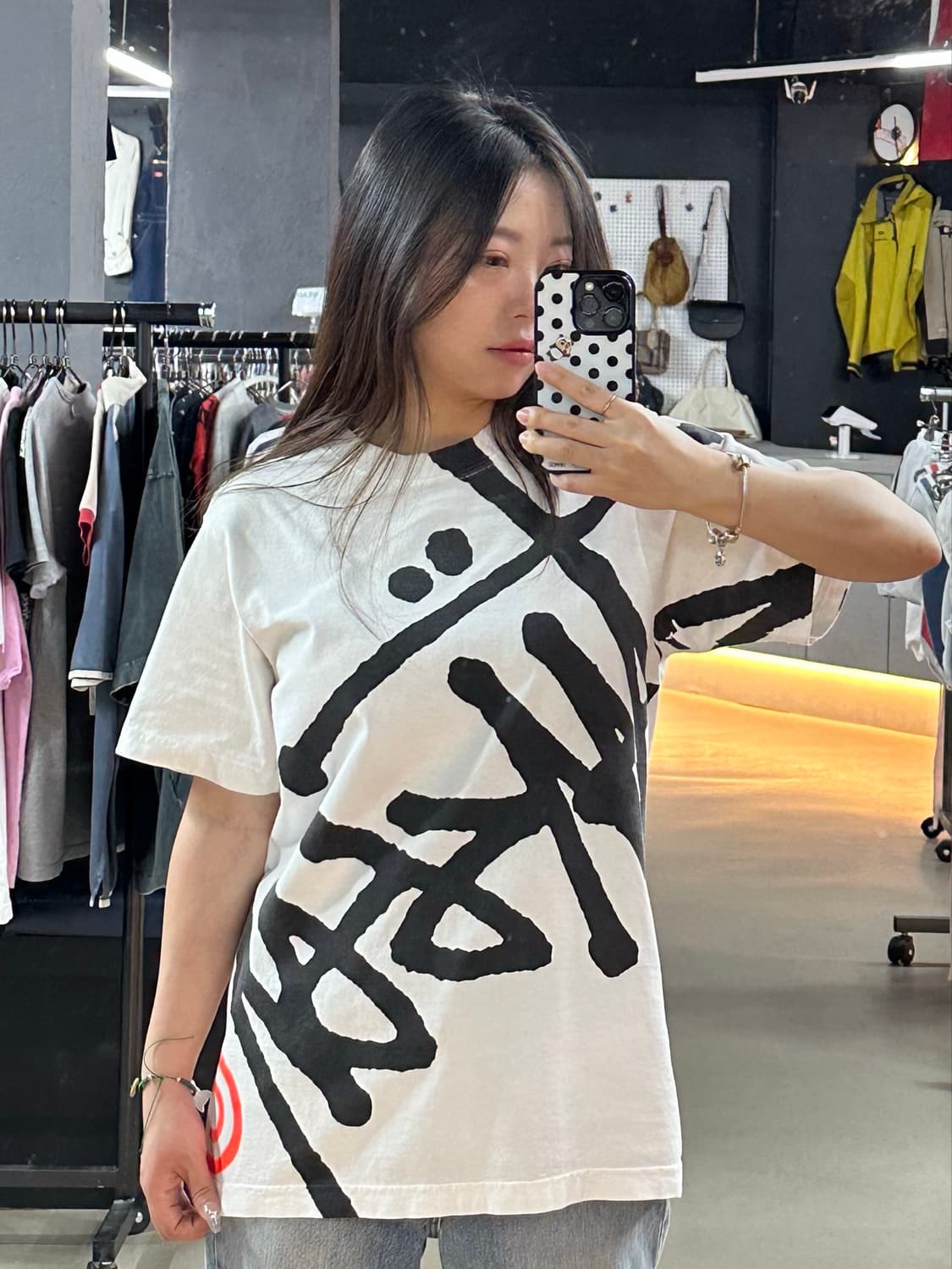 스투시 빅 베이직 피그먼트 다이드 티셔츠 상품이미지1