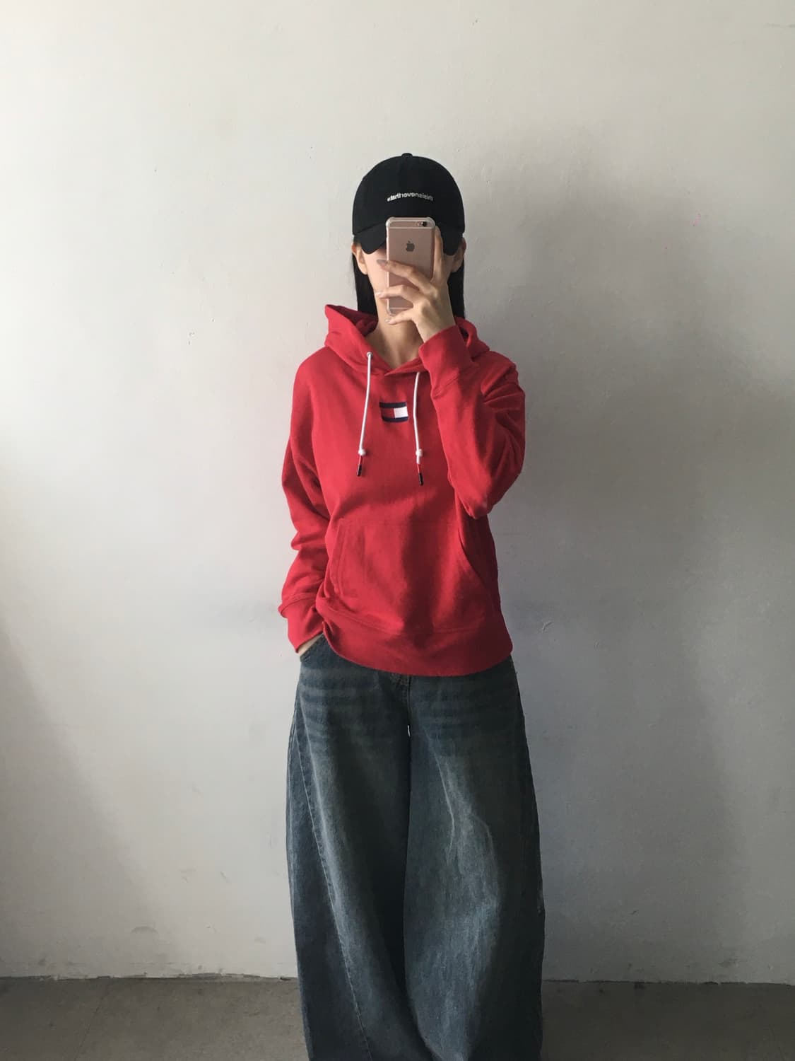 타미힐피거 로고 후드티 상품이미지2