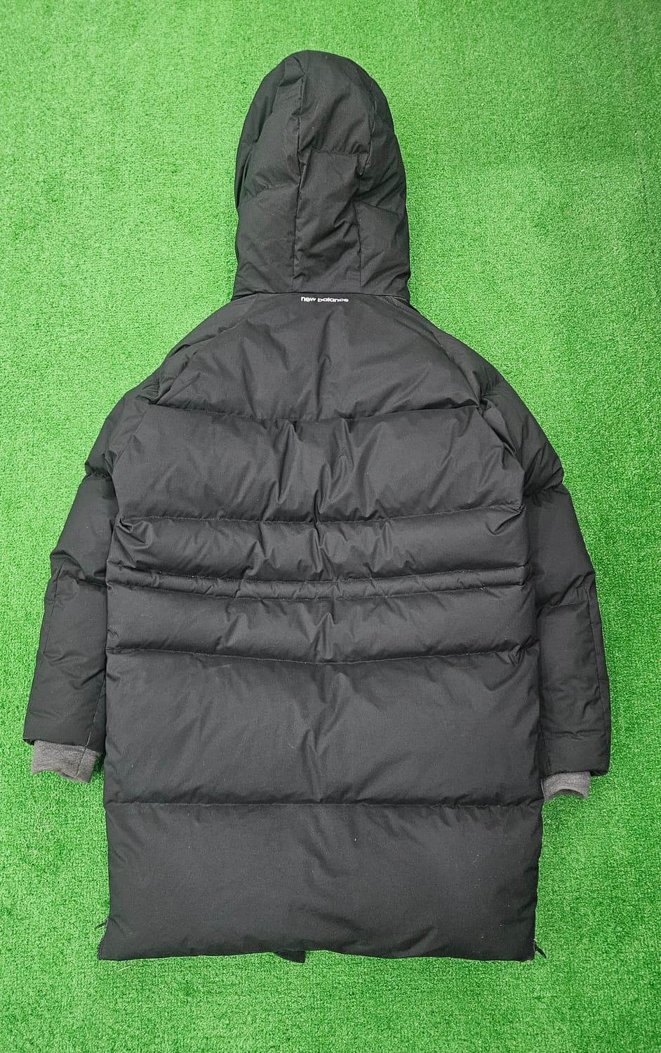뉴발란스 블랙 롱패딩 덕다운 후드 패딩 90M 상품이미지2