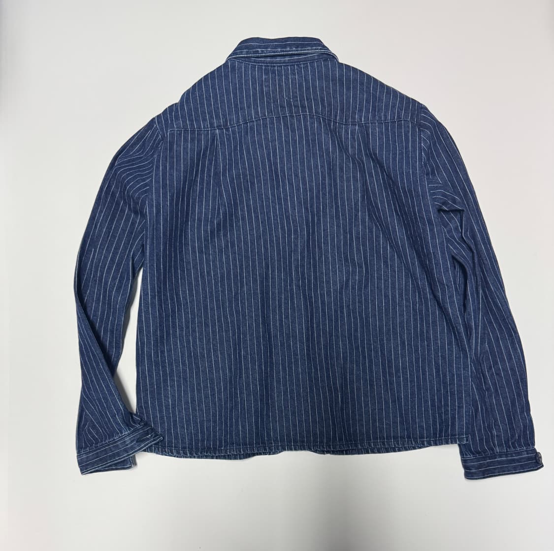 여성 후아유 스트라이프 리본 데님 자켓 S 상품이미지2