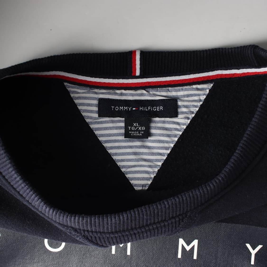 타미힐피거 네이비 빅 플래그 맨투맨 XL 상품이미지5