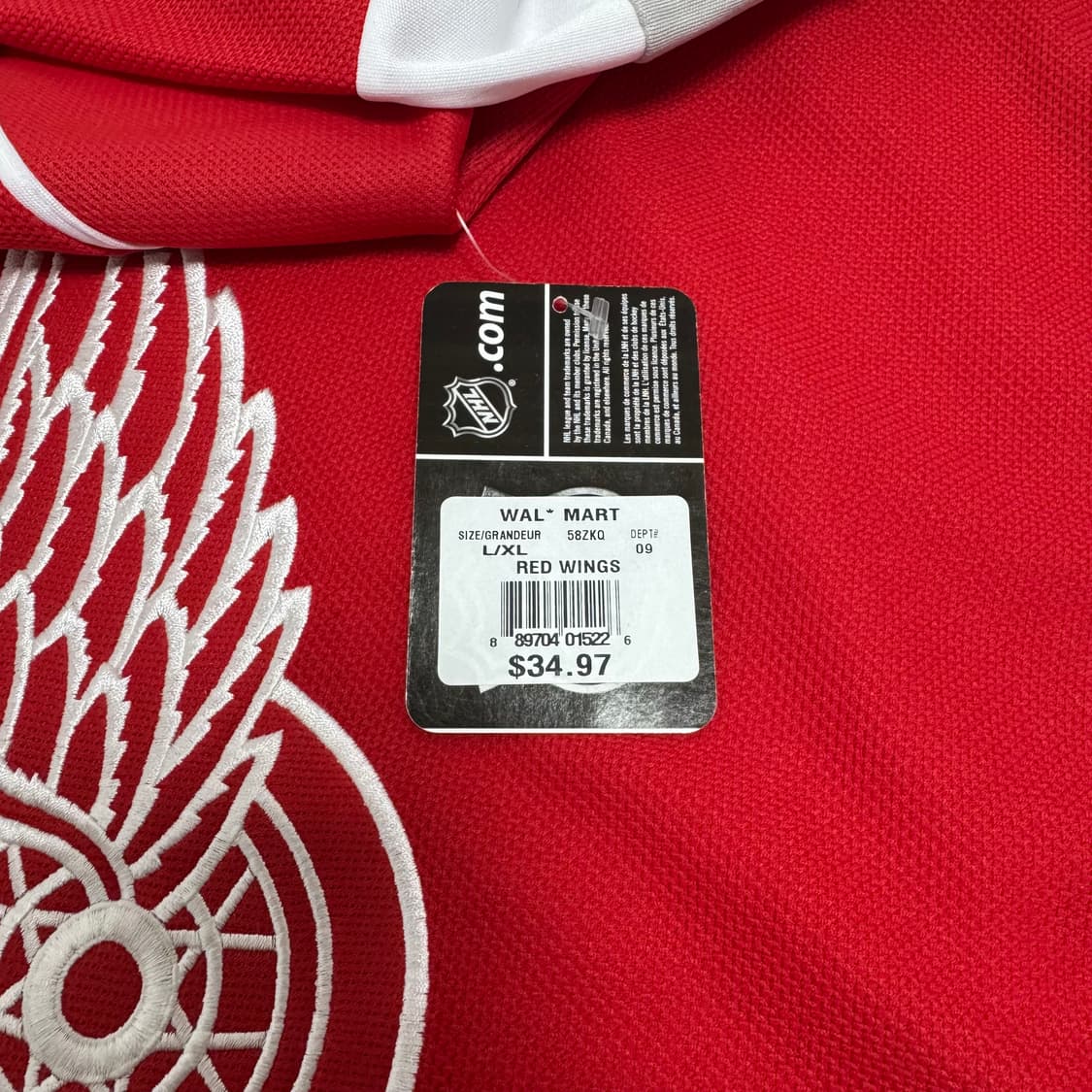 NHL Canada 디트로이트 레드윙 블록코어 하키져지 상품이미지6