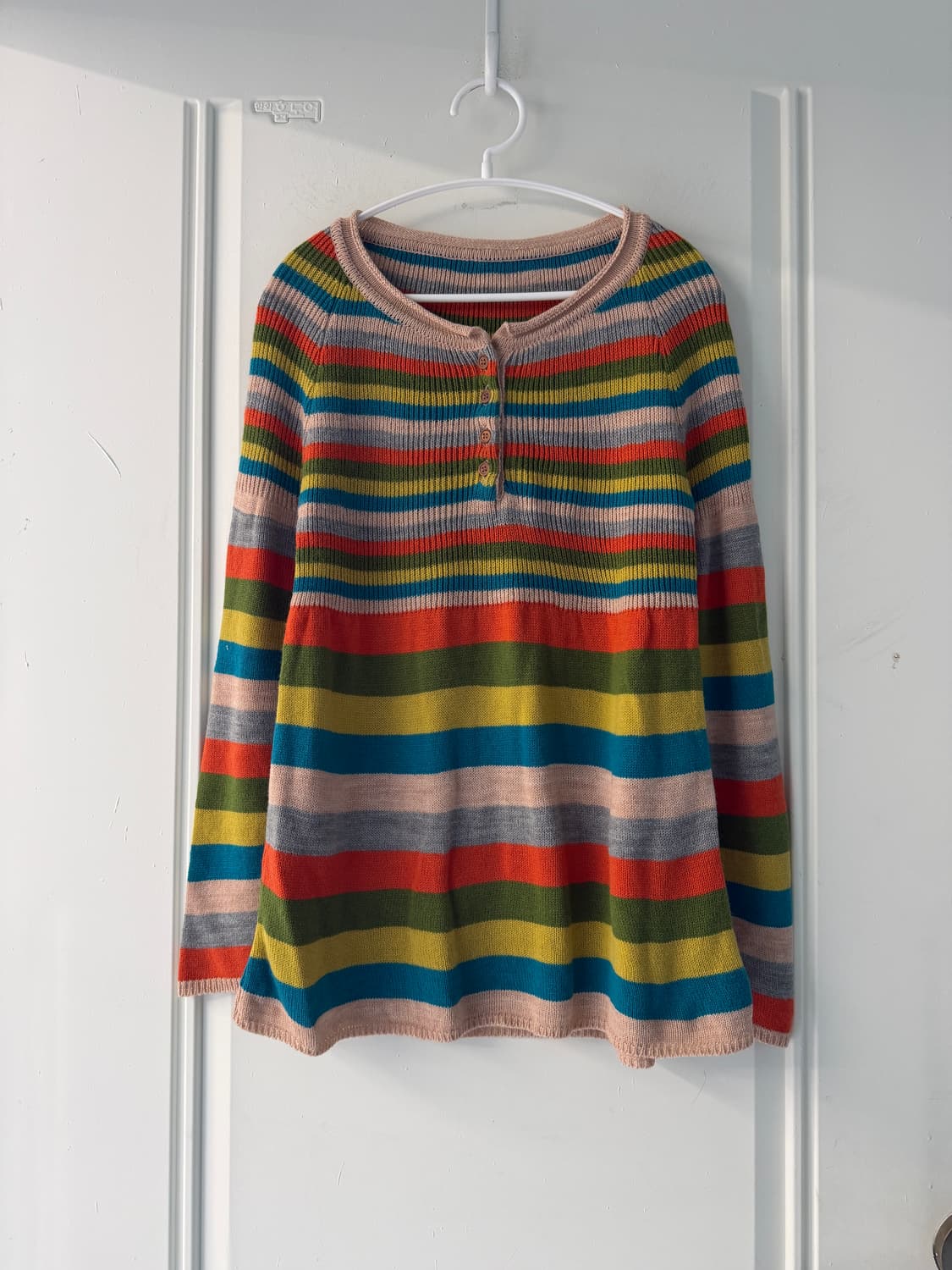 일본빈티지 모리 하구미 무지개니트 상품이미지5