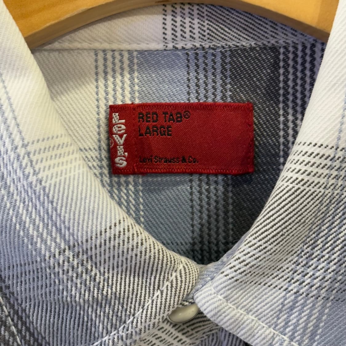 리바이스 웨스턴 투포켓 체크셔츠 L 상품이미지4