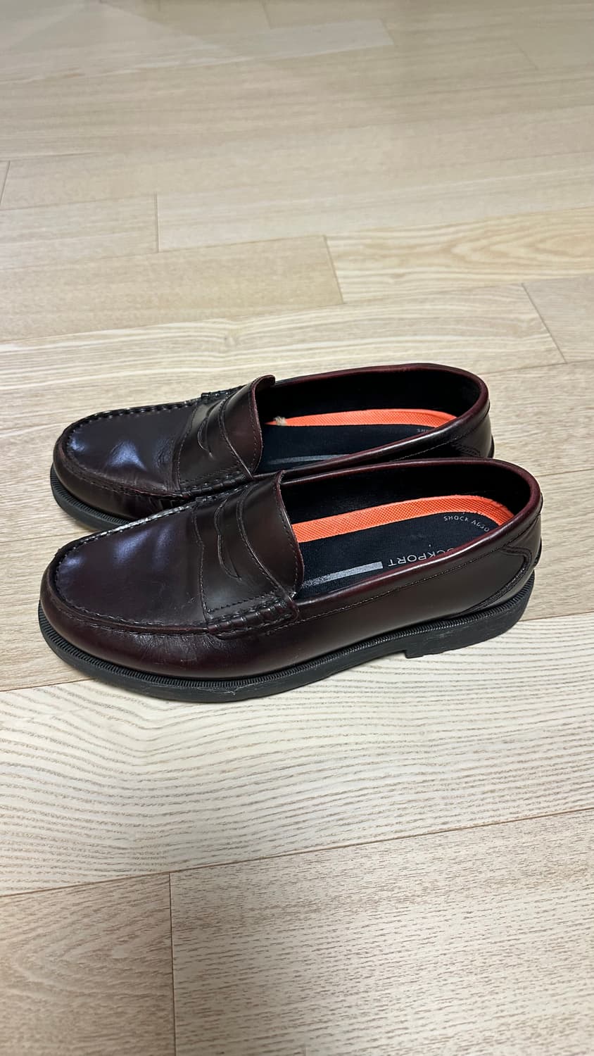 락포트 모던프렙 페니 로퍼 6.5w(245와이드) 버건디  상품이미지2