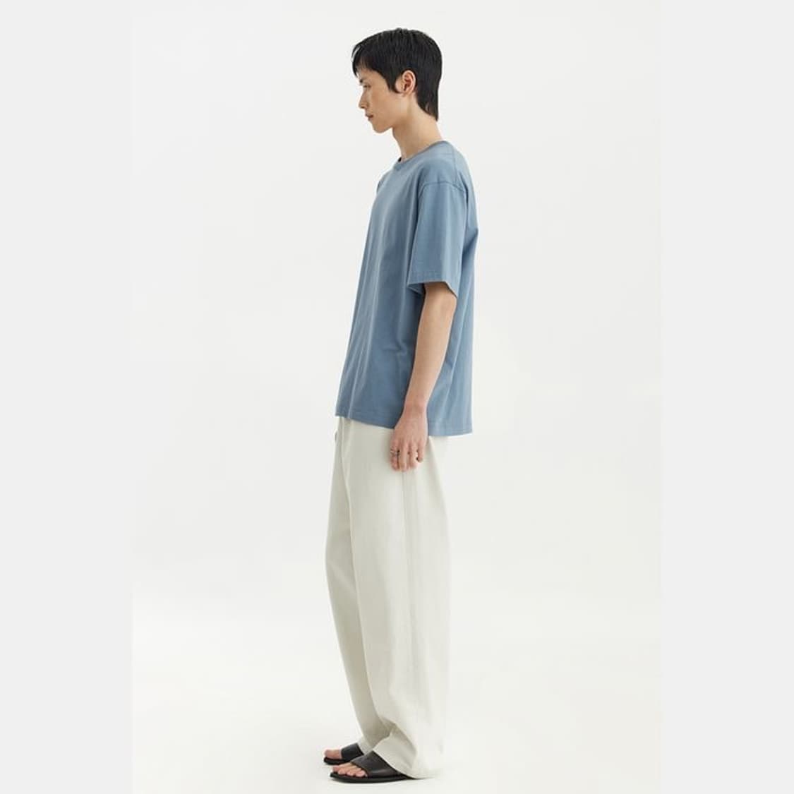 Youth 릴렉스드 티셔츠 블루 M 상품이미지3