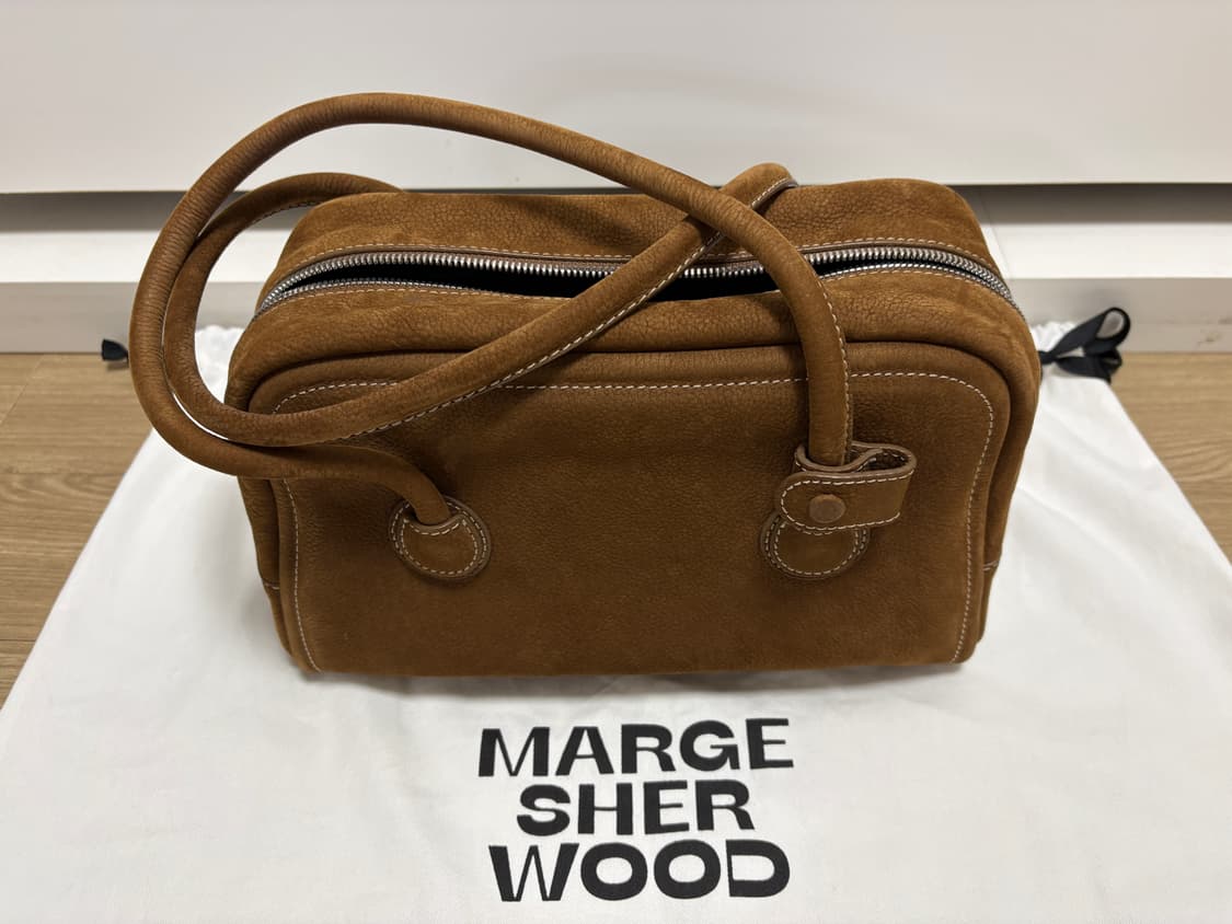 마지셔우드 소프트 토트백 체스트넛누벅 상품이미지2