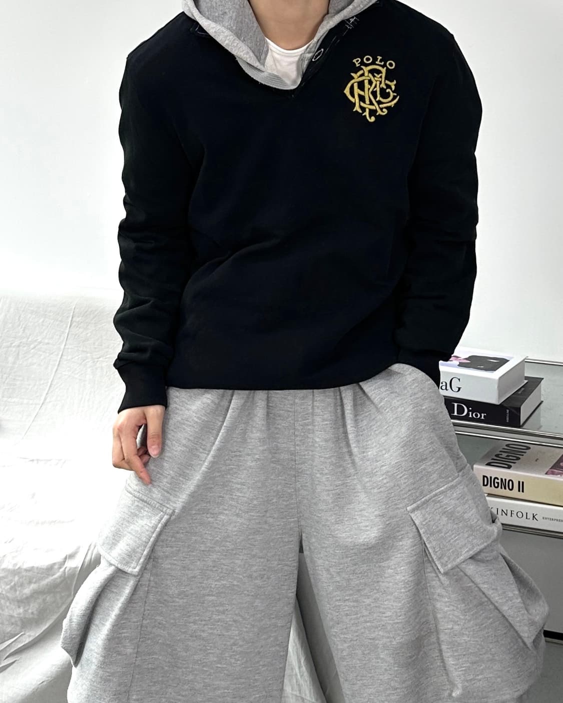 폴로 랄프로렌 금장 자수 블랙 pk M 상품이미지2