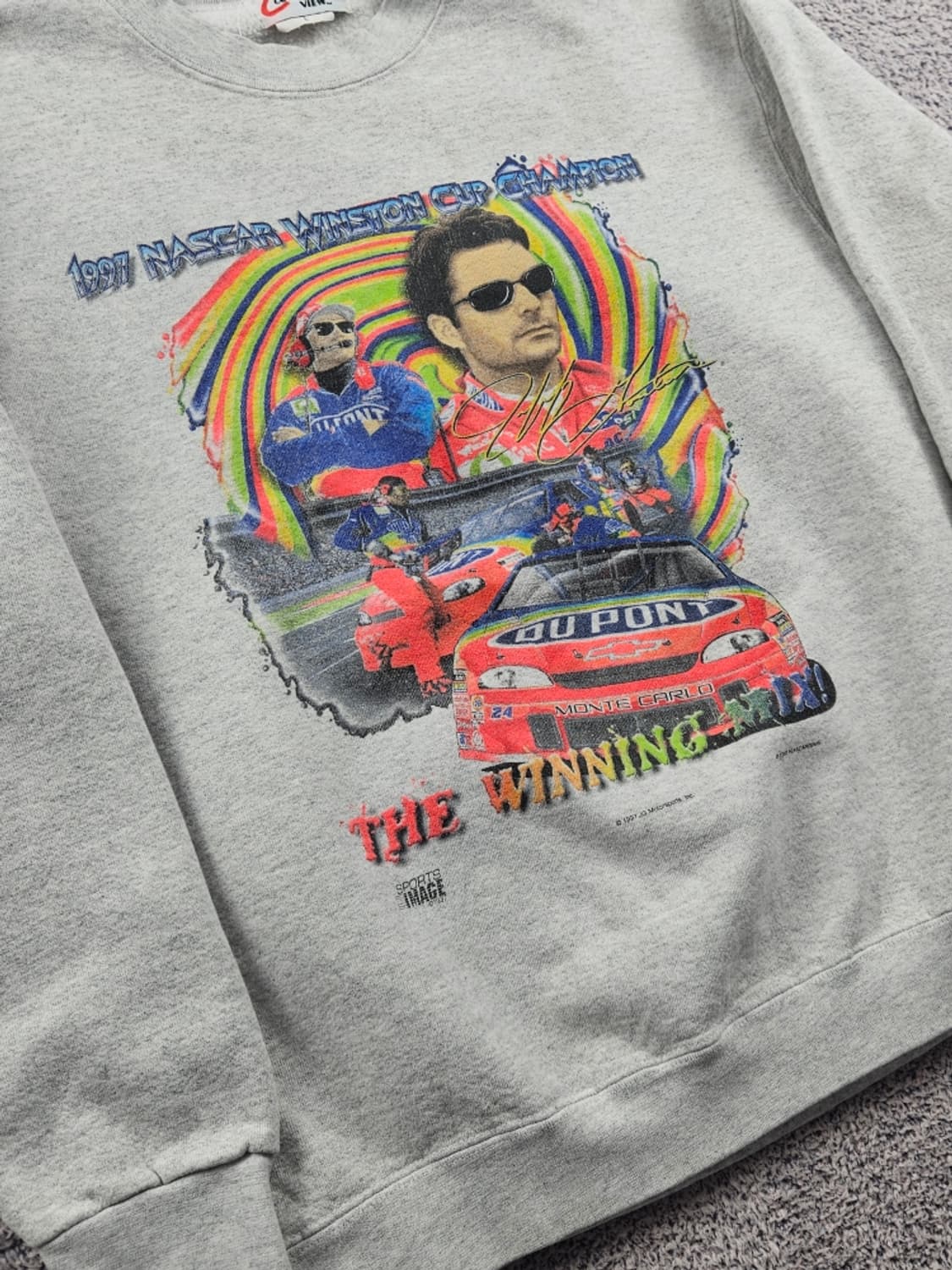 1997 나스카 윈스턴컵 듀퐁 레이싱 맨투맨 스웻 셔츠 (L)/10939 상품이미지6