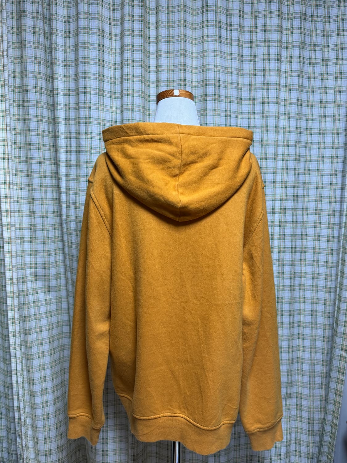 Gap 갭 후드집업 머스타드 겨자 + 그린네이비로고 상품이미지3