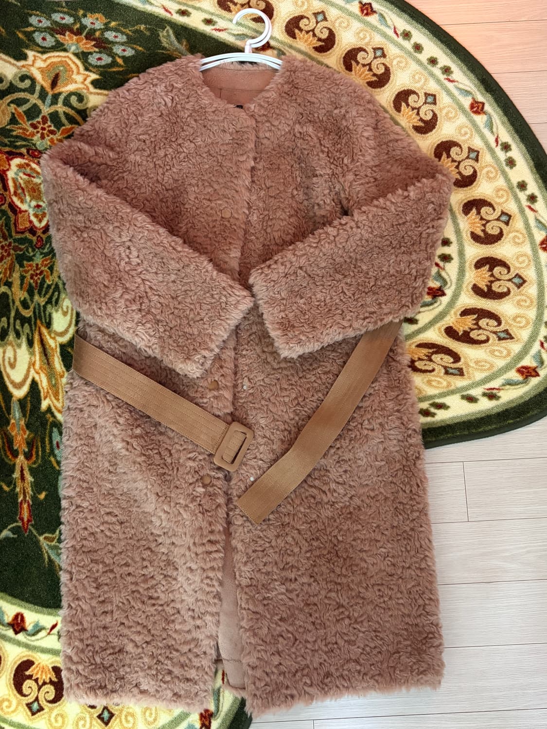 UVA 양모 롱코트 55사이즈 상품이미지4