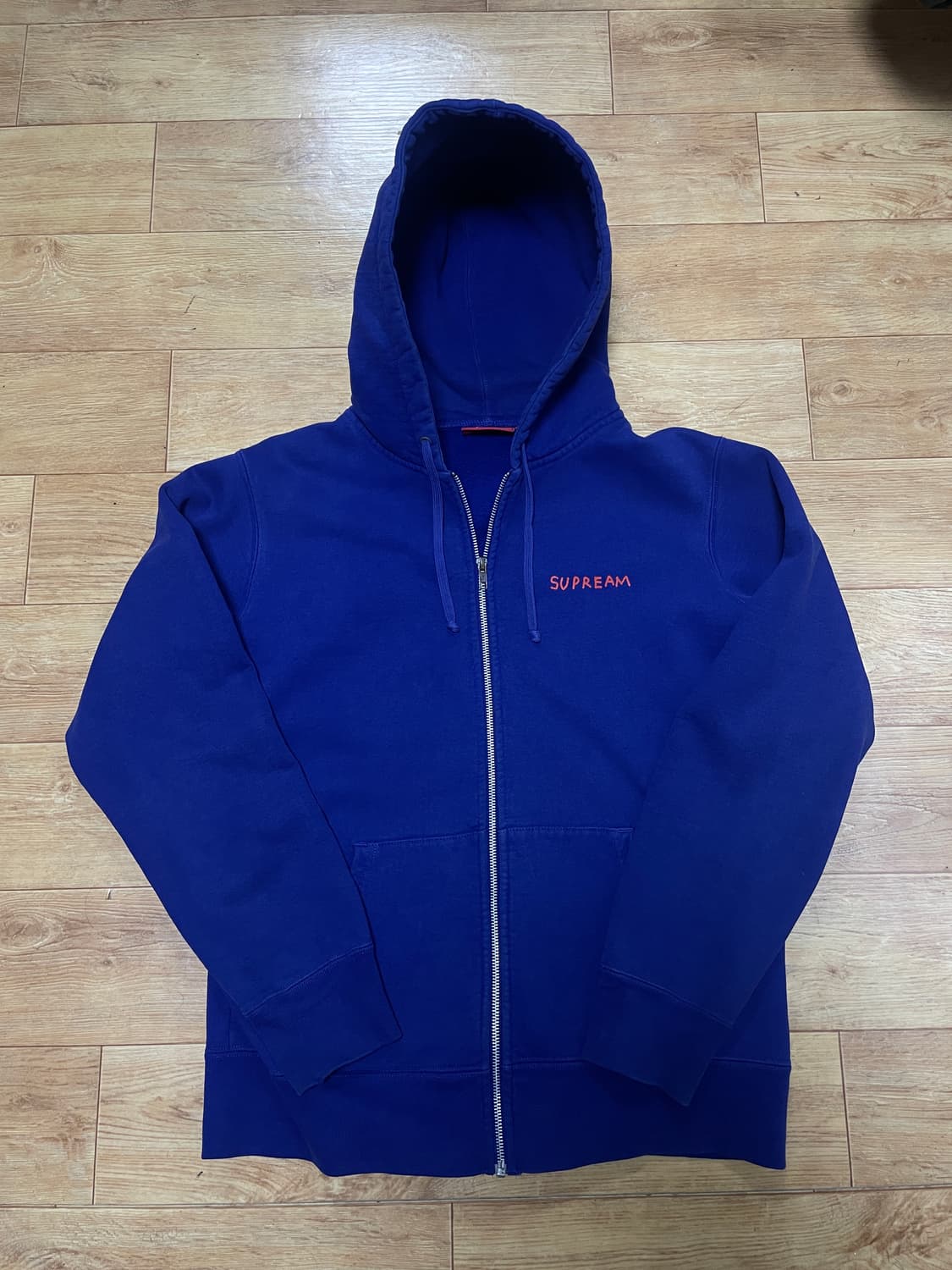 올드 슈프림 후드집업 후디 M 상품이미지2