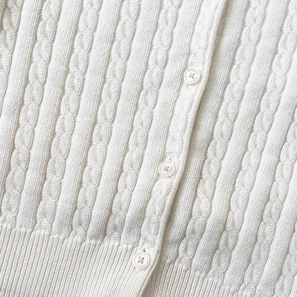 폴로 흰핑 꽈배기 가디건 상품이미지3