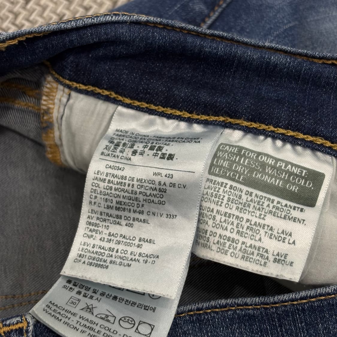 Levi's 711 스키니 데님팬츠 w28 L30 상품이미지8