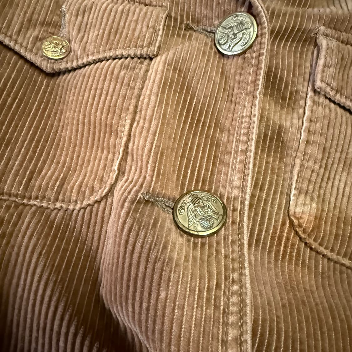 폴로진 코듀로이 벨티드 자켓 S 상품이미지3