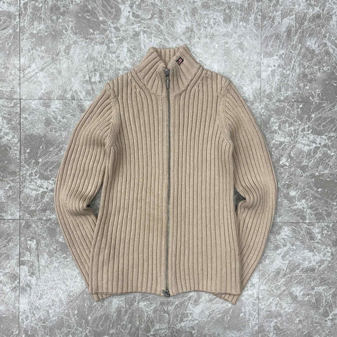 폴로 랄프로렌 진스 성조기 투웨이 베이지 걸즈 니트 집업 희귀져지(M) 상품이미지2