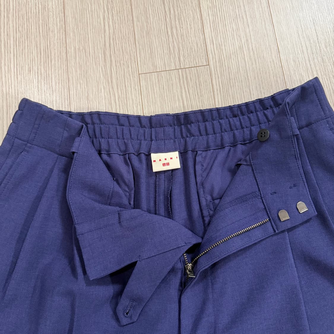 MRANI x UNIQLO 와이드 슬랙스 상품이미지3