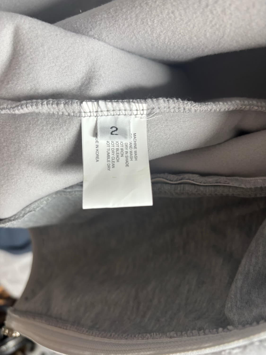 지초이 컴포트 25-004 플리스 보아 베스트 조끼 그레이 size2 상품이미지7