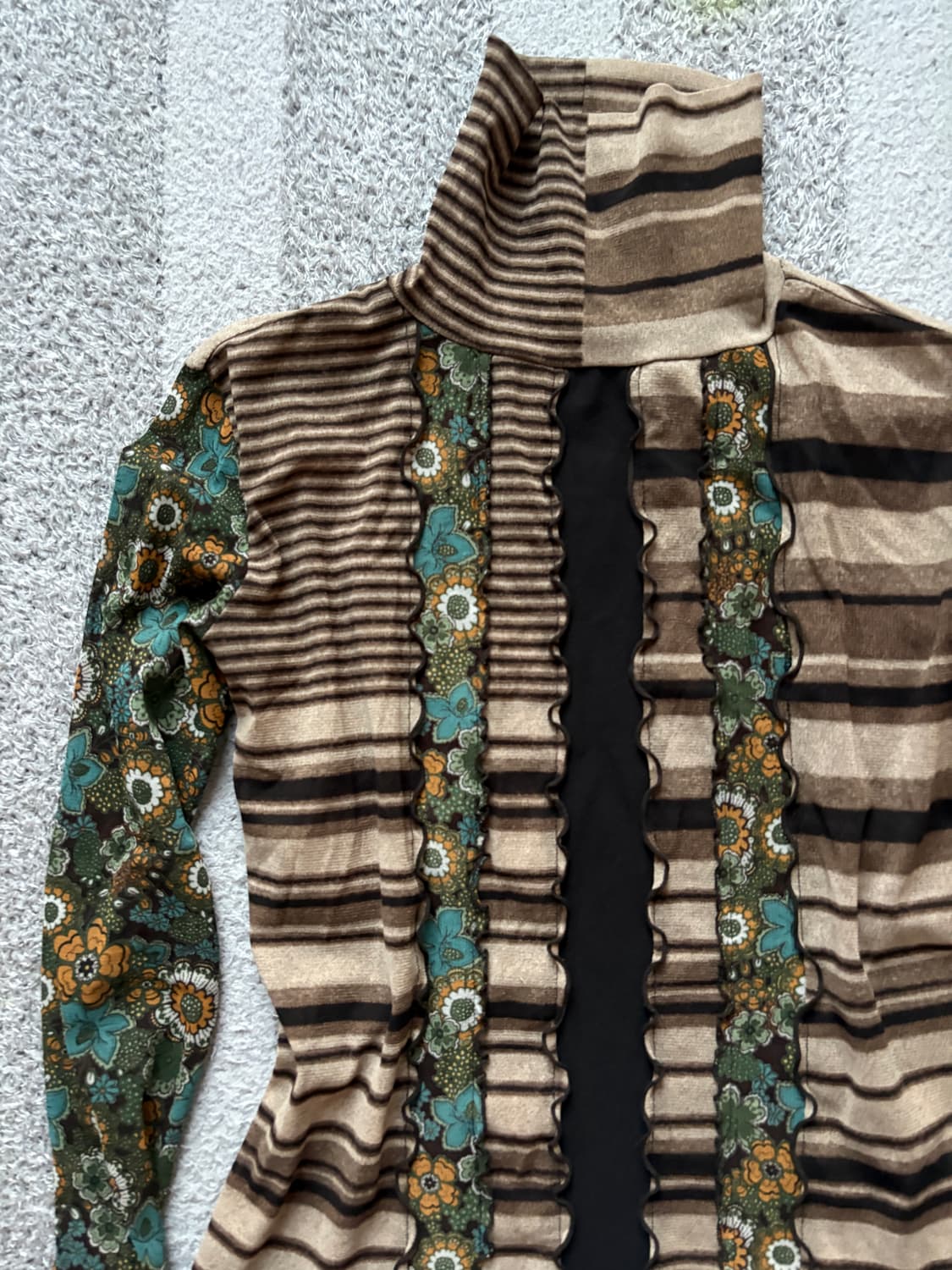 빈티지 믹스드 폴라탑 상품이미지2