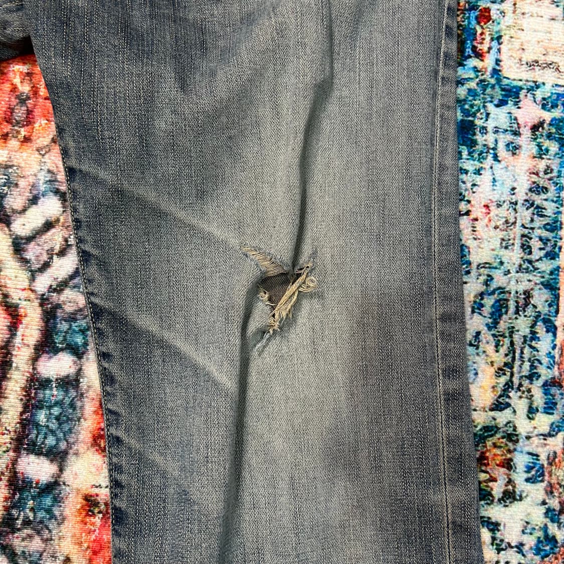 [33] 80s 밥슨 스트레이트 핏 워싱 데님팬츠 상품이미지4