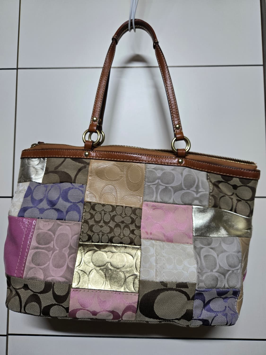 코치 패치워크 숄더백 상품이미지4