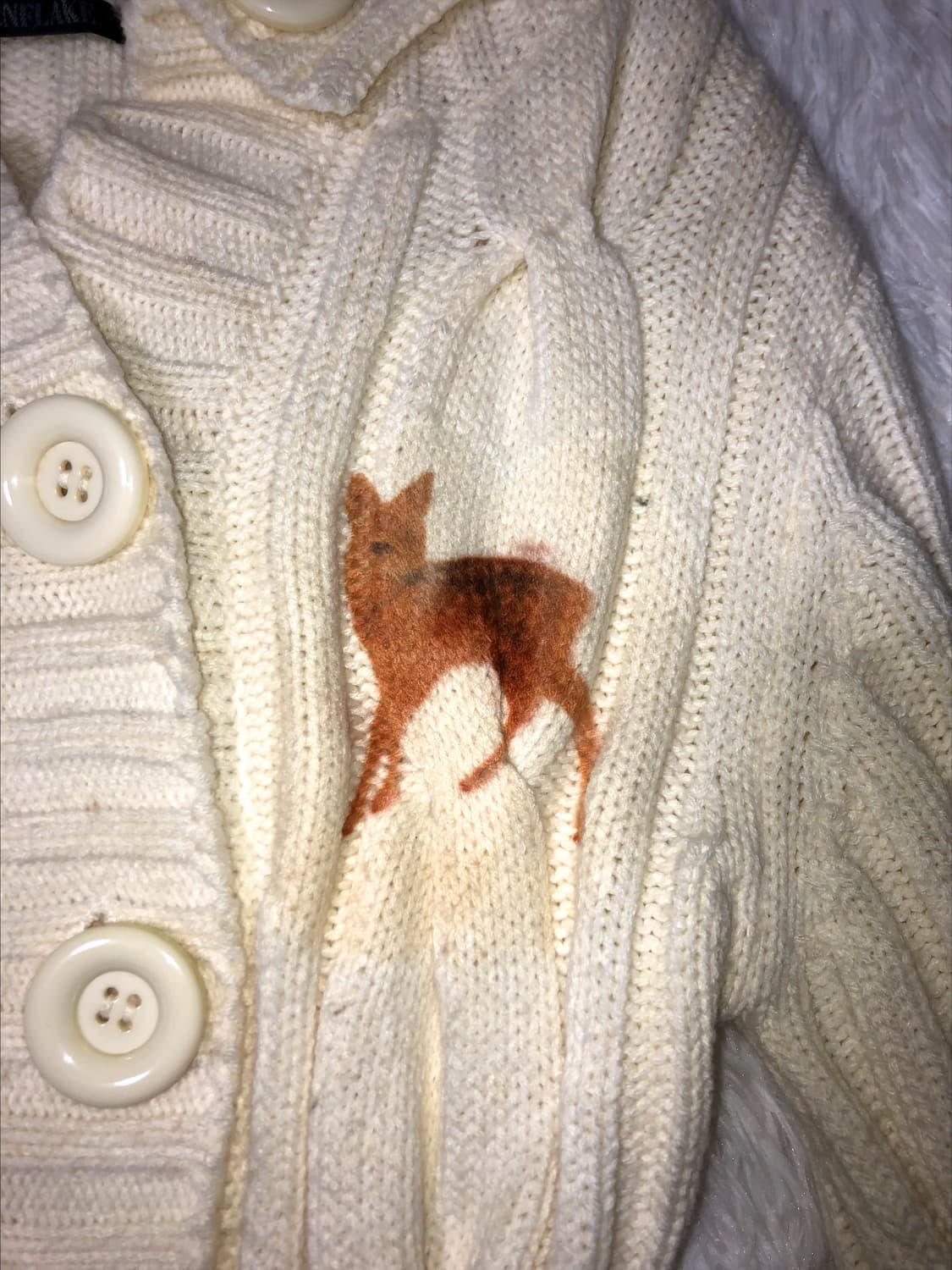 ivory deer knit long cd 상품이미지2